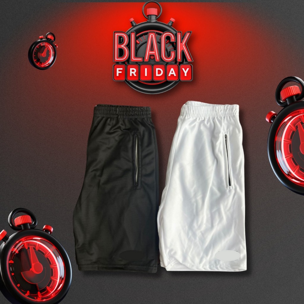 2 Bermudas Calção Shorts Dry FIT Futebol Academia Treino Esportivo Masculino