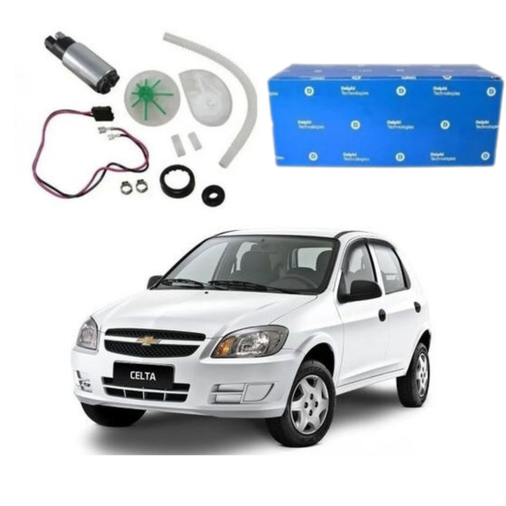 Kit Bomba Combustível Delphi Original Gasolina Celta 2000 2001 2002 ...