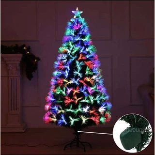 Árvore de natal fibra ótica Colorida Bivolt com Caixa de Som Bluetooth 120cm/150cm/180cm