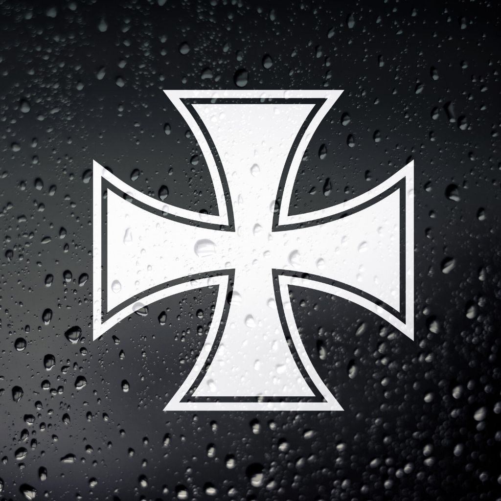 2x Adesivos Cruz de Ferro - Cruz de Malta - Iron Cross - Maltese Cross ...