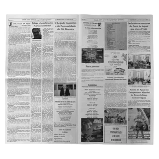 Papel Jornal Velho Pacote 250 Folhas Grandes Fardo Limpo