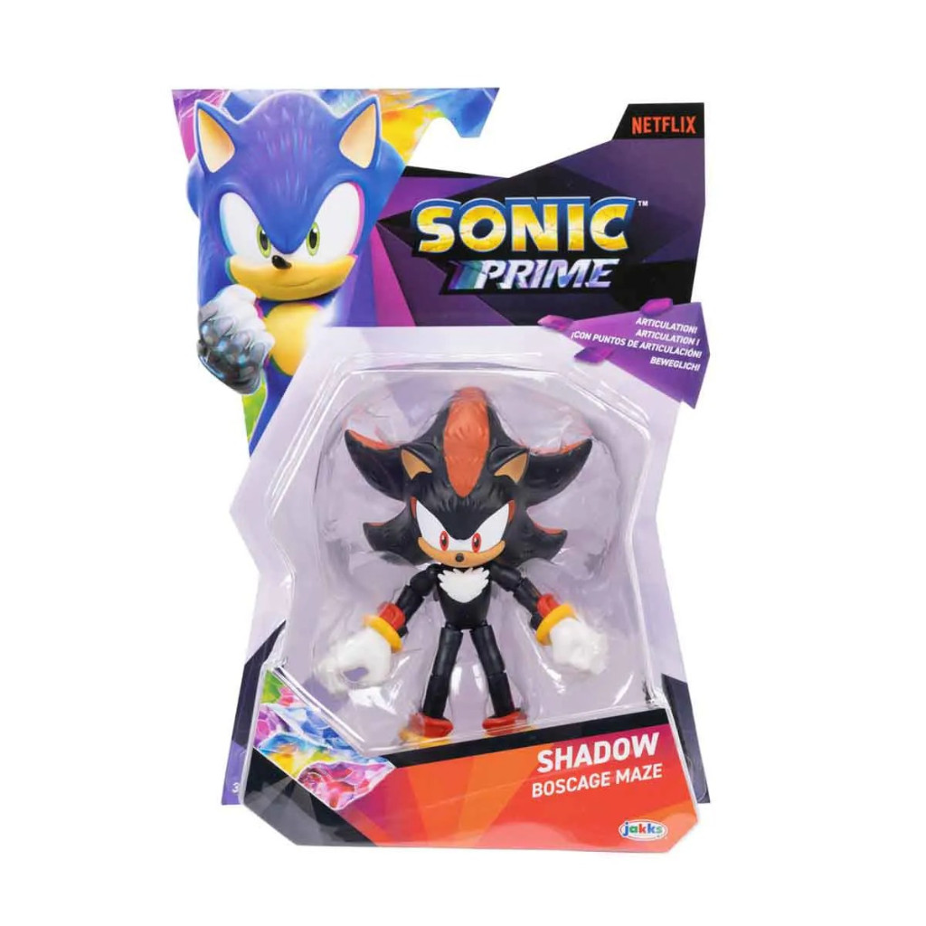 Boneco Articulado Shadow De 13cm Boscage Maze Sonic Prime | Shopee Brasil