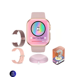 Relógio Smartwatch X Mini Serie 10 38mm Amoled 2 Pulseiras - Lançamento 2024 A prova D