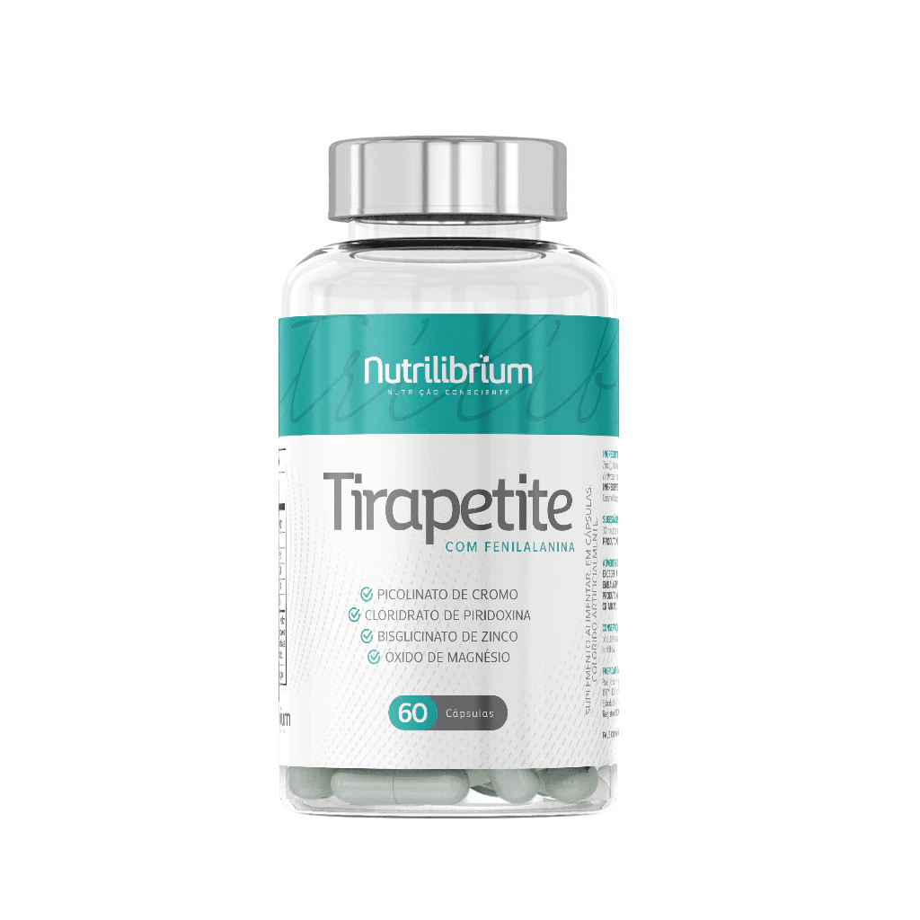 Tirapetite Espirulina Fenilalanina Zinco 60 Caps Nutrilibrium