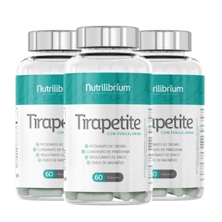 Kit 3x Tirapetite 60 Cápsulas - 3 Meses Nutrilibrium