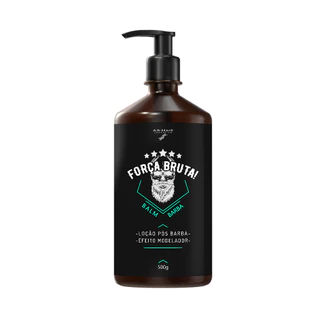 Balm para Barba FORÇA BRUTA – Hidratação, Controle e Crescimento Forte, O Poder Que Sua Barba Merece