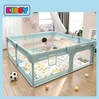 Cercadinho Chiquerinho Parquinho Bebê 150x180x66 Alças Gancho Dobrável AIEBAO Infantil Ventosas