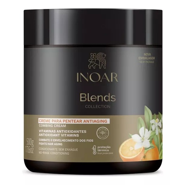 CREME PARA PENTEAR INOAR BLENDS 500G | Shopee Brasil