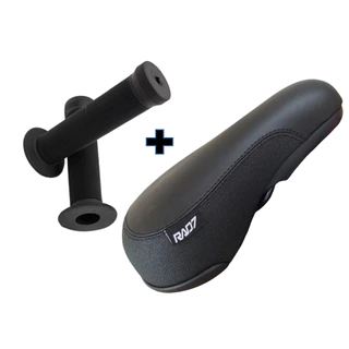 Selim Banco Bike RAD7 Bronx Igual Ddk 243 Bmx Dirt Jump + Par Manoplas