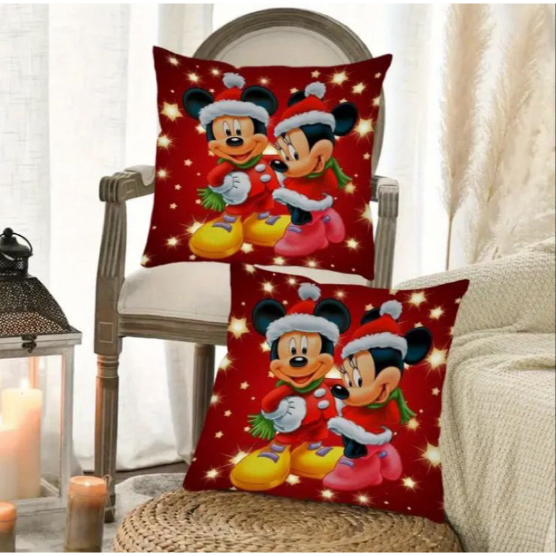 2 capas de almofadas decorativas natal