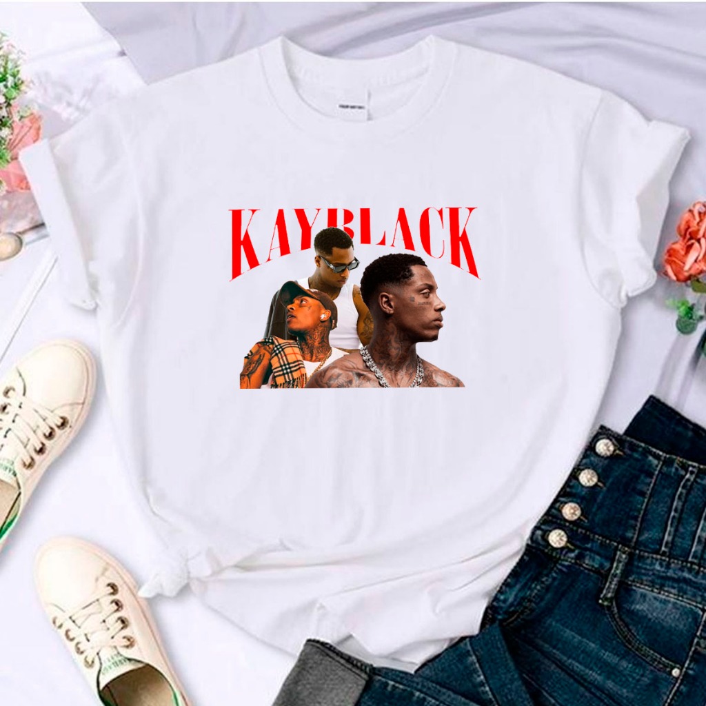 Camiseta Feminina T Shirt Famoso musica kayblack hip hop trap funk ...