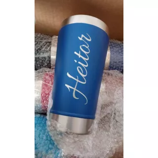 Copo Térmico personalizado com seu NOME ou LOGO com tampa
