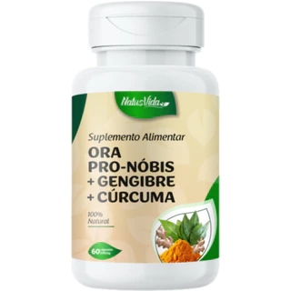 ORA PRO-NOBIS COM GENGIBRE E CURCUMA - ORIGINAL E 100% NATURAL