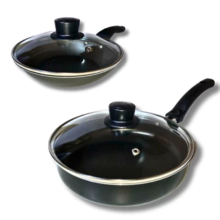 Jogo Frigideira Marcolar 16 E 20 Antiaderente C/ Tampa em Oferta na Shopee