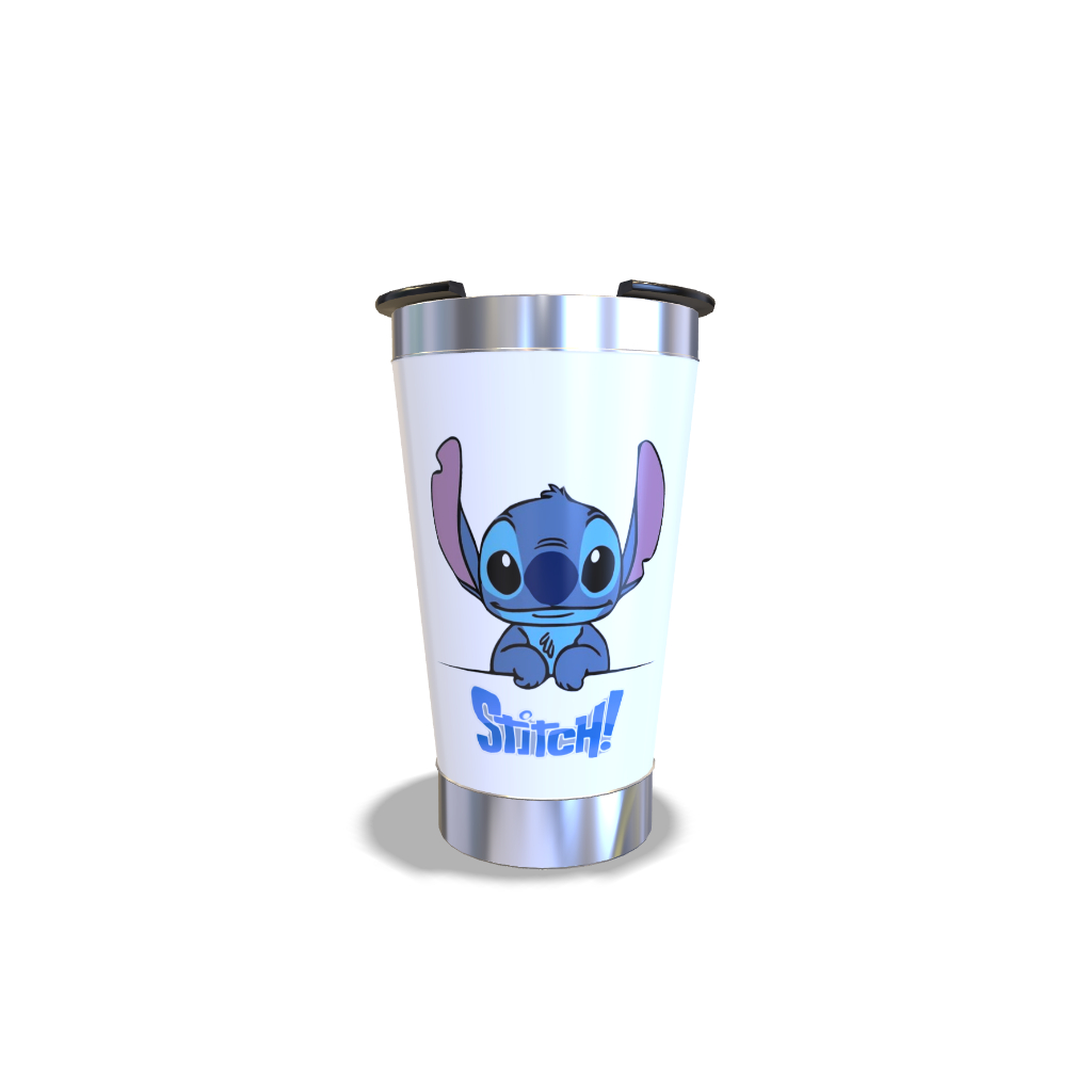 Copo Térmico Personalizado Stitch - Estilo Stanley c/ Abridor gravado ...