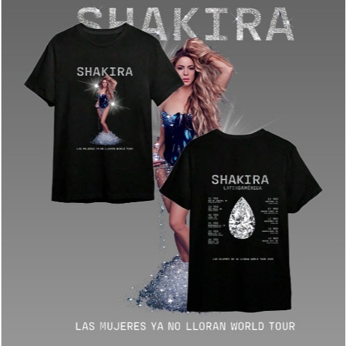 Camiseta Shakira Tour 2025 Latino América LANÇAMENTO ENVIO IMEDIATO