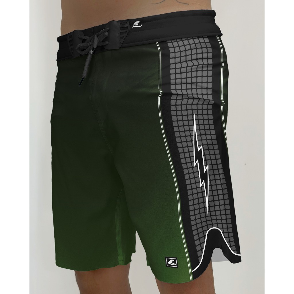 BOARDSHORT JISK - BERMUDA TACTEL SURF COM ELASTANO