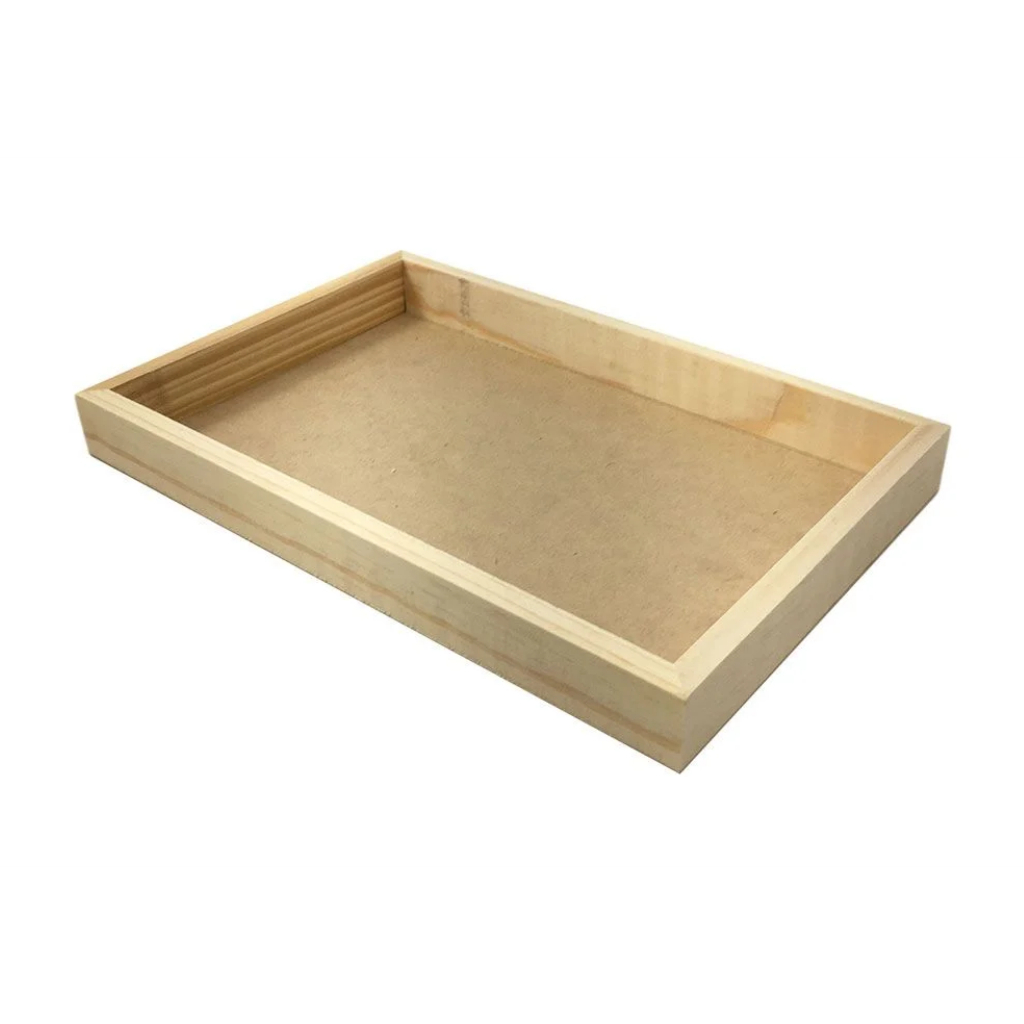 Bandeja De Madeira De Pinus Simples Para Decoracao Cantinho do Cafe Festas Dema Madeiras