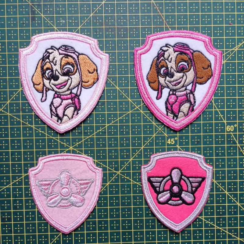 Patch bordado termocolante logo skye e hélice | Shopee Brasil