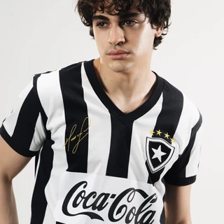 Camisa Botafogo Maurício 1989 Liga Retrô Masculina