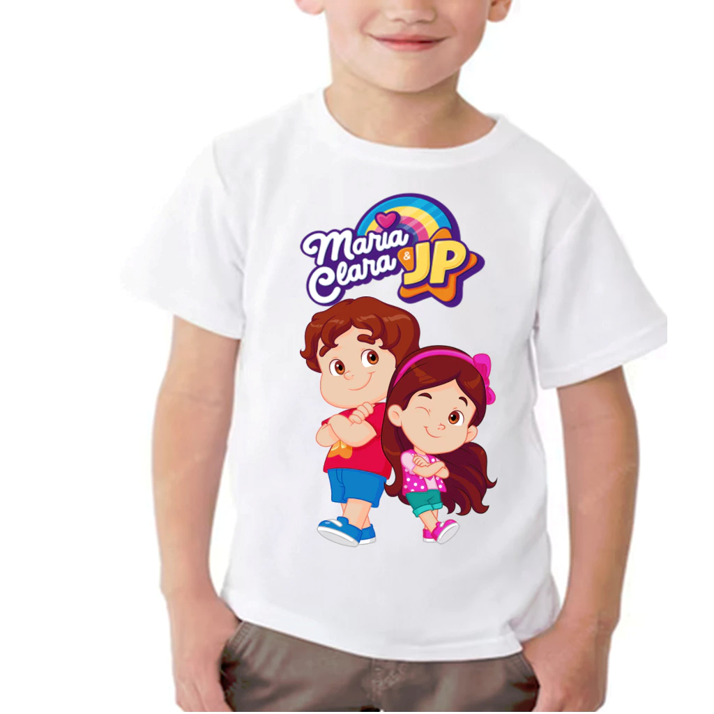 Camiseta Maria Clara E JP Personalizada | Shopee Brasil