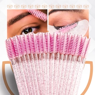 150 Escovinhas Glitter Extensao De Cilios Sobrancelha