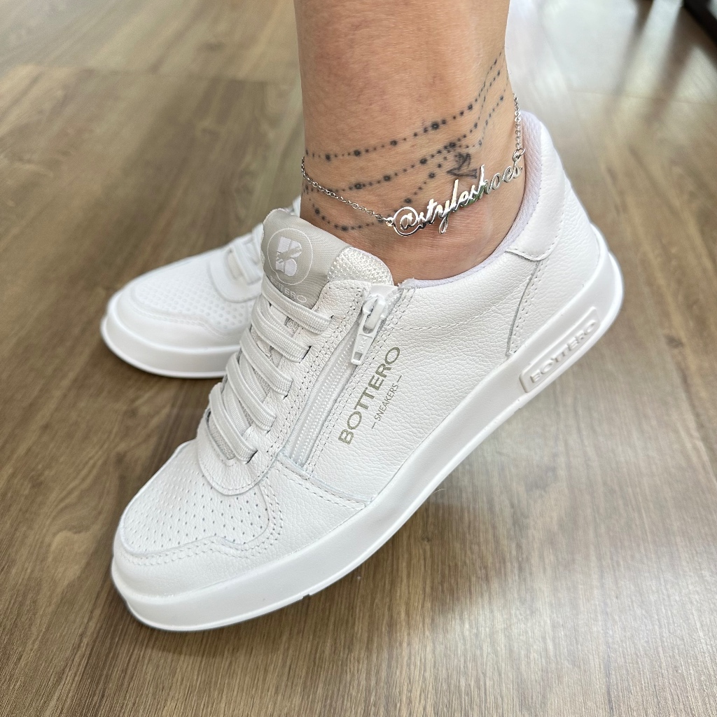Calçados Bottero TÃªnis Bottero Branco Tênis Casual Bottero 327202