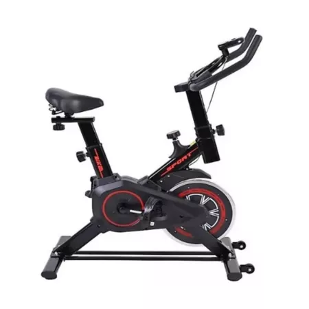 Bicicleta Ergométrica Para Spinning Preto E Vermelho