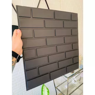 kit 12 Placas PVC 3d Revestimento Para Parede Decorativa 50x50 cm - Loja de Fábrica