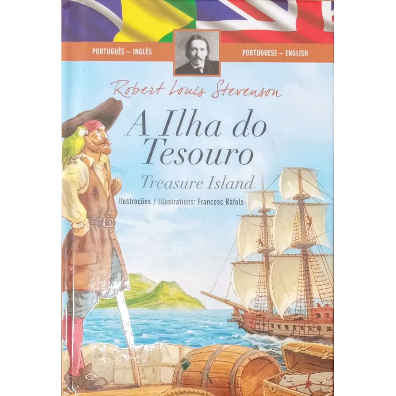 Livro Infanto/Juvenil - A Ilha do Tesouro - Treasury Island ( Português ...