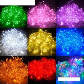 Cordão de Pisca Pisca 100 Led Luz de Natal 9m 8 Funções