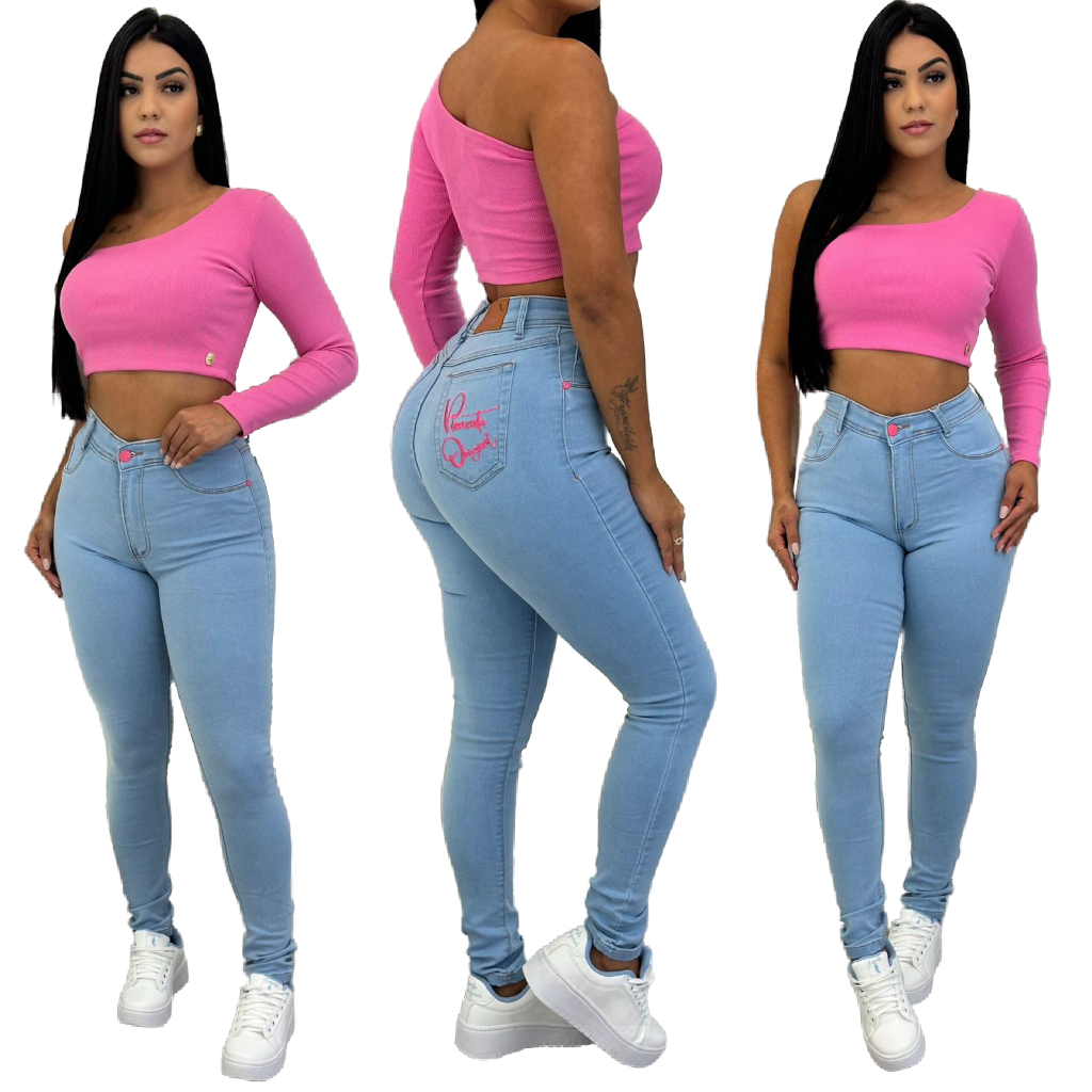 Jeans CalÃ§a Pimenta Rosa Calça Jeans Pimenta Doce Original
