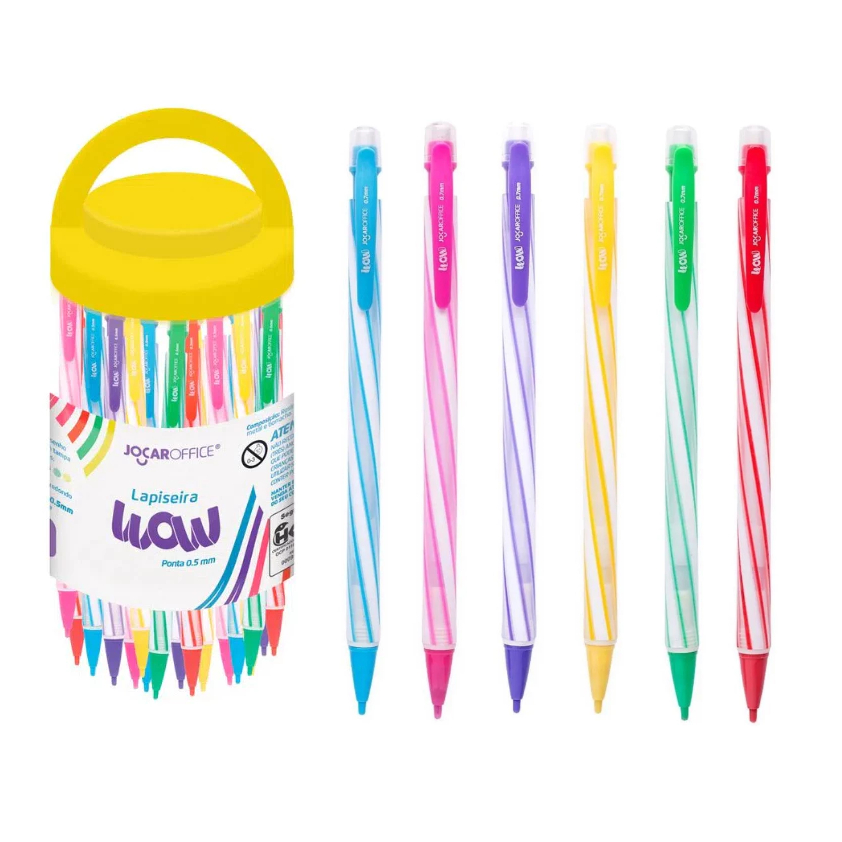 Jocar Office Kit 06 Lapiseira WOW Ponta 0.7mm Cores Sortidas | Shopee ...