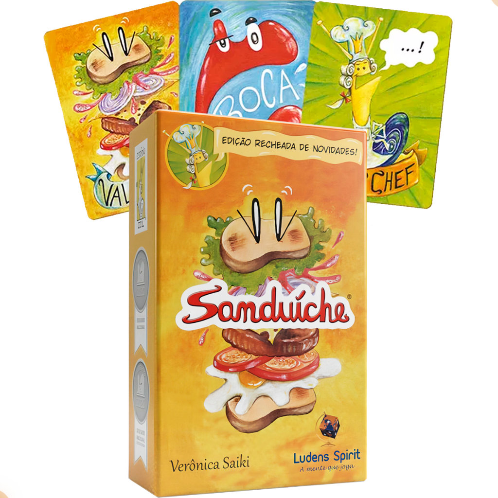 Sanduiche Jogo De Cartas Segunda Edição Ludens Spirit Português