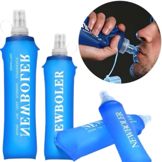 Garrafa de Água dobrável Silicone Corrida 250ml ou 500ml