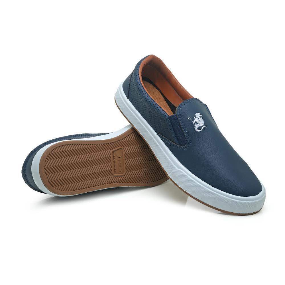 Sapatenis Masculino TÃªnis Polo Joy Slip On Iate Masculino Tenis