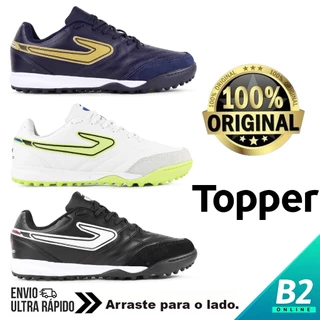 Chuteira Society Topper Maestro Club V Unissex 100% Original Com Nota Fiscal e Garantia