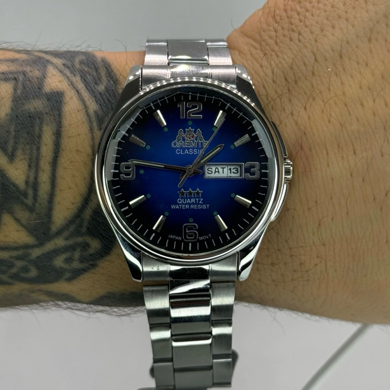 Mega Promoção de Black Friday Relógio Masculino ORENT Calendário A prova d'água Pulseira de Aço Inoxidável envio Rápido