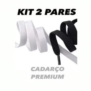 cadarço para tênis chuteiras botas com kit 2 pares de 1,10 CM