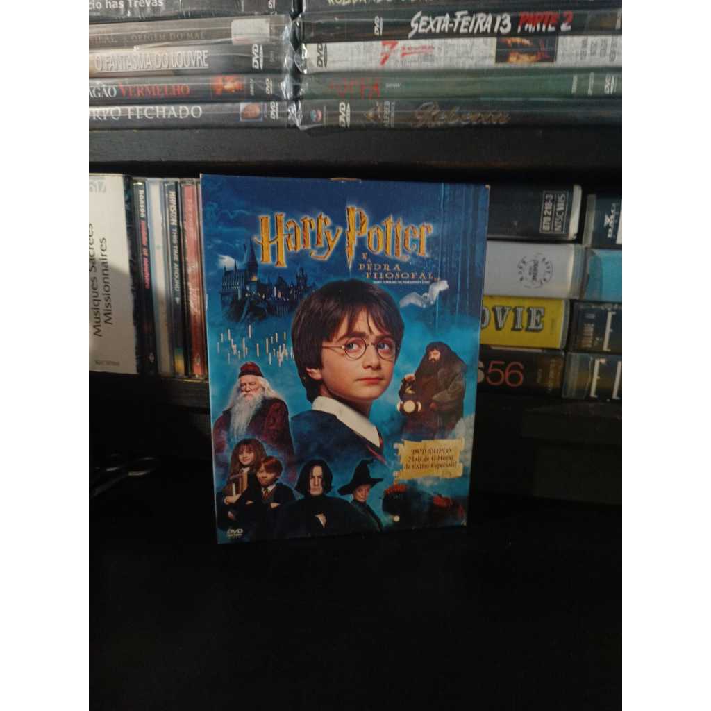 DVD HARRY POTTER E A PEDRA FILOSOFAL - DUPLO COM LUVA (DUBLADO ...
