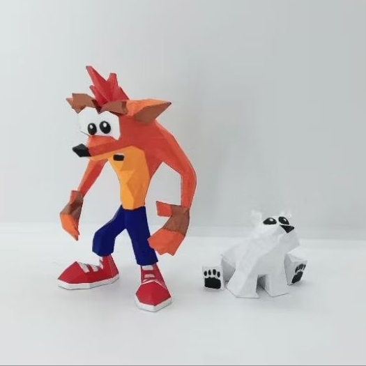 Crash Bandicoot impressão 3d