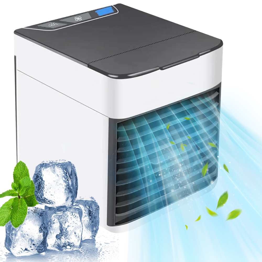 Mini Ar Condicionado Portátil Arctic Air Cooler Umidificador Climatizador Luz Led USB