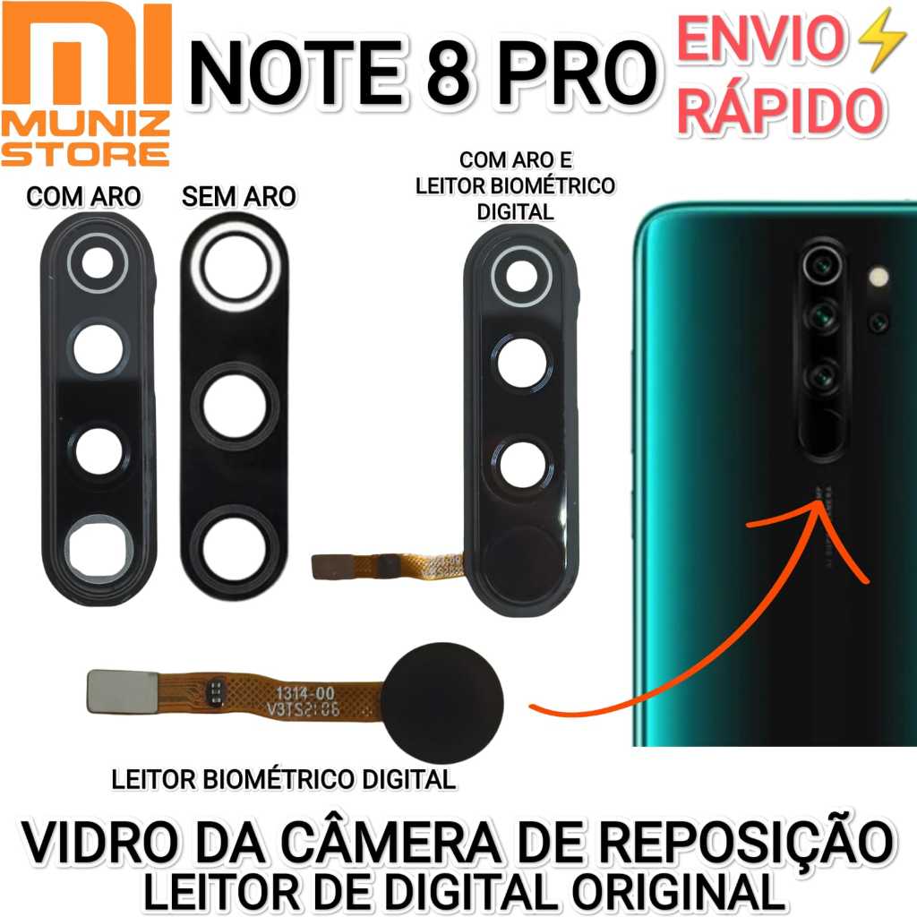 Génuine Home Bouton Touche ID Arrière Xiaomi Redmi Note 8T ( M1908C3XG