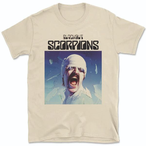 Camiseta Vintage Unissex Scorpions Blackout Album A60 | Shopee Brasil