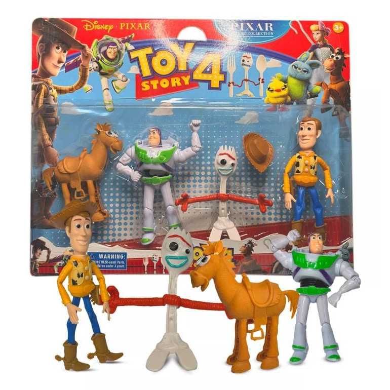 KIT 4 BONECOS INFANTIL TOY STORY ARTICULADOS | Shopee Brasil