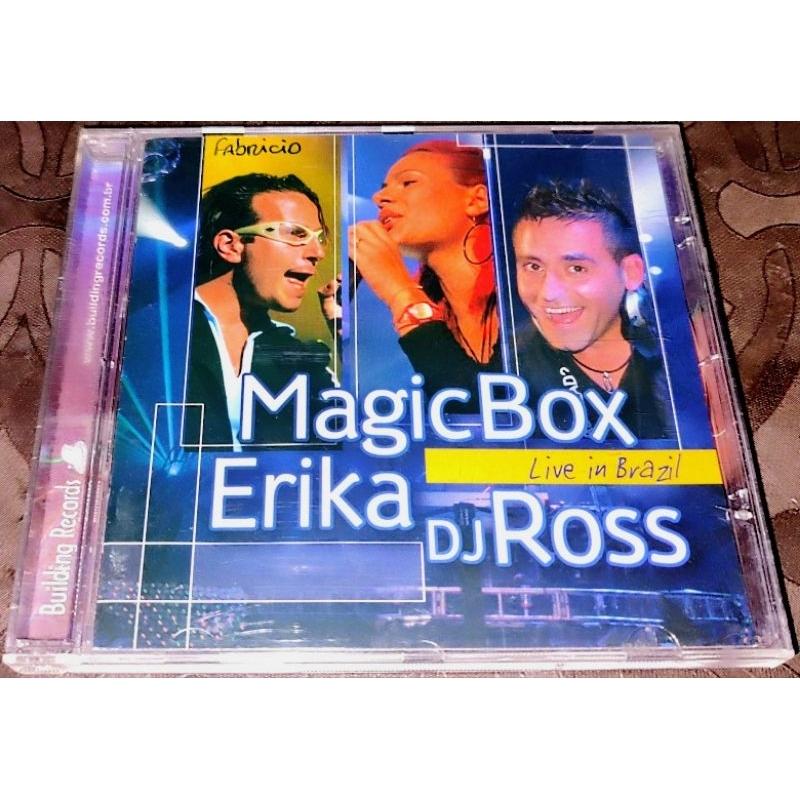Cd Magic Box Erika DJ Ross Live in Brasil - Building Records