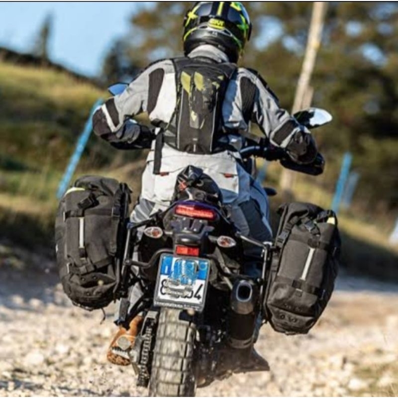 Bolsa Alforge Universal para Moto impermeável cordura 1680d Premium Atura Bag