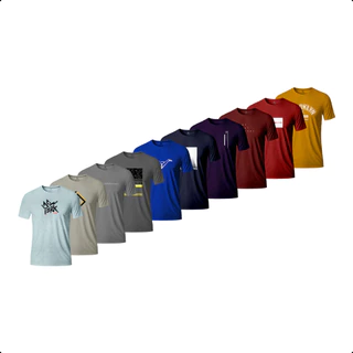 Pacote 10 camisas camisetas masculina com leves defeitos em Oferta na Shopee