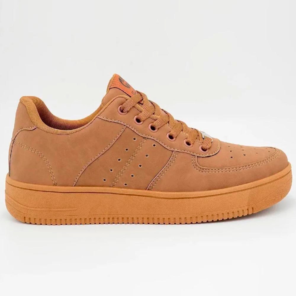 Tênis Masculino Street Ollie Kings Caramelo Confortável Para o Dia a Dia Envio Imediato