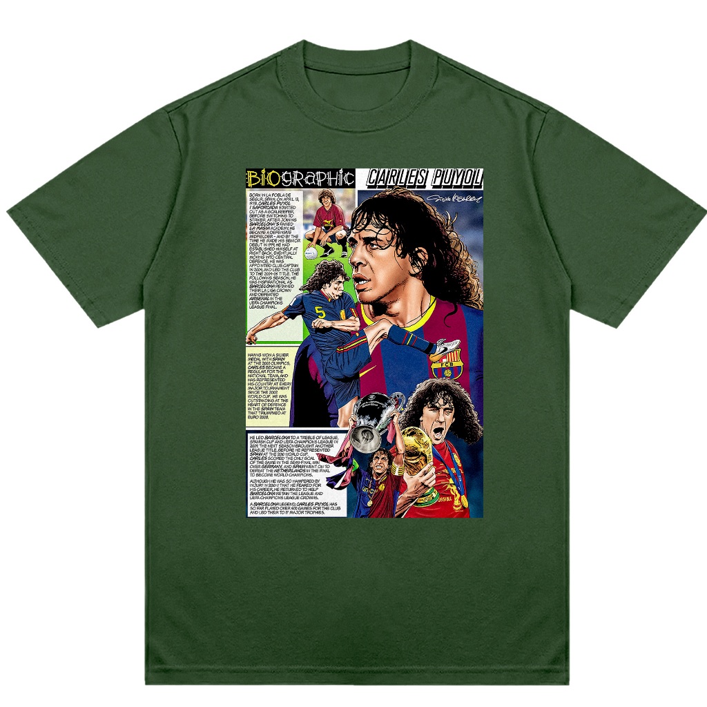 Camiseta Carles Puyol Quadrinhos 05 | Shopee Brasil